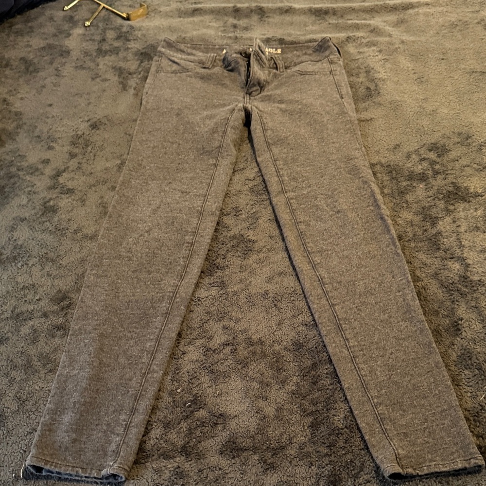 American Eagle Outfitters Dark Gray Skinny Jeans